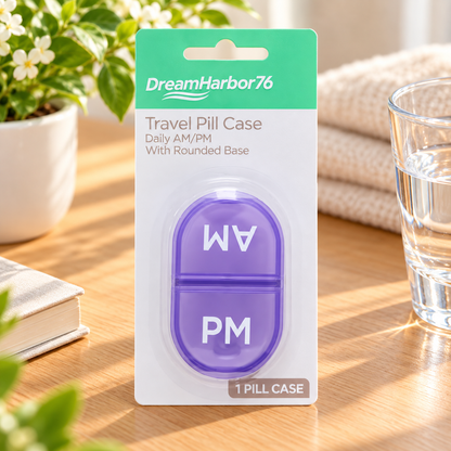 AM/PM Travel Pill Case