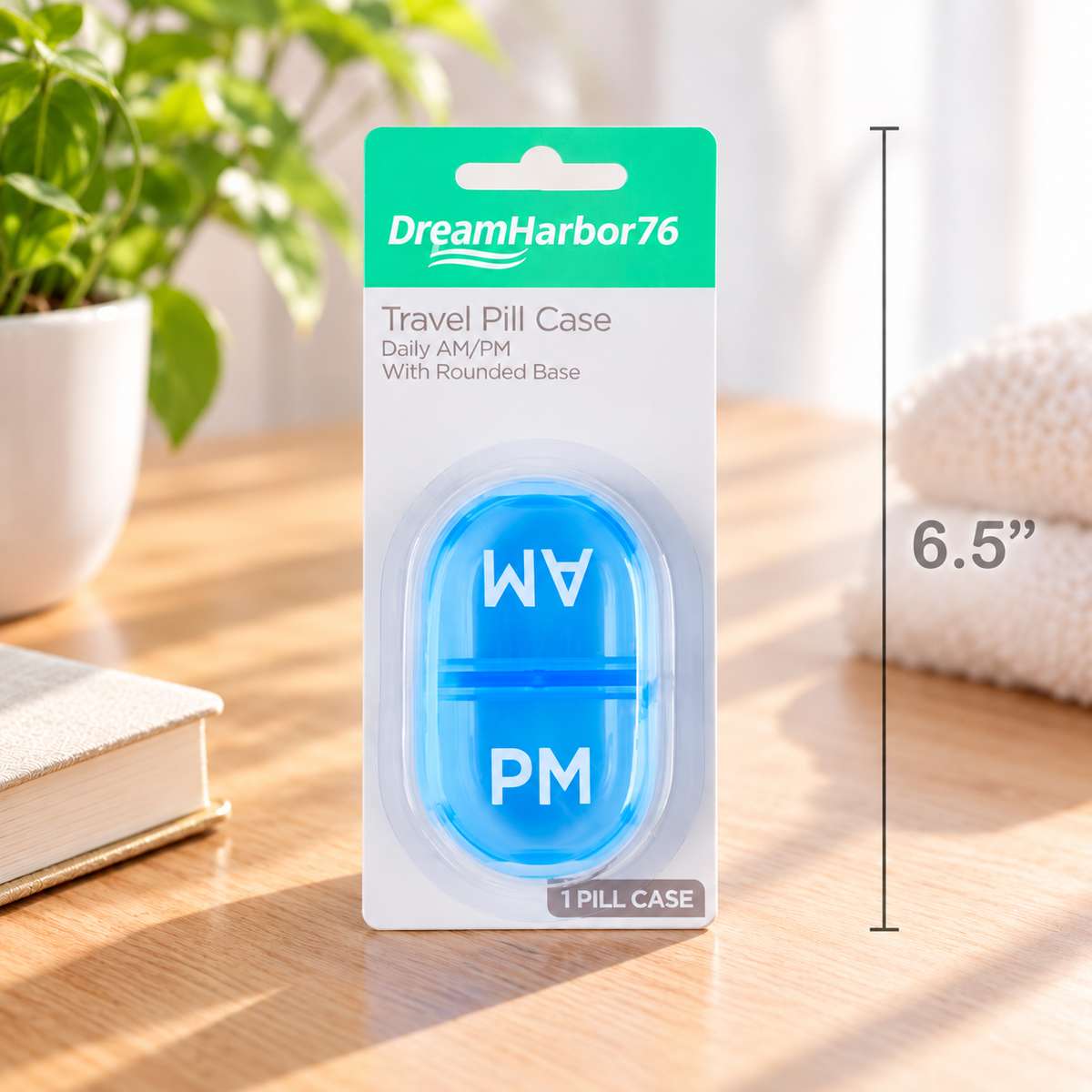 AM/PM Travel Pill Case