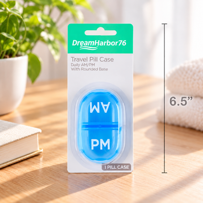 AM/PM Travel Pill Case